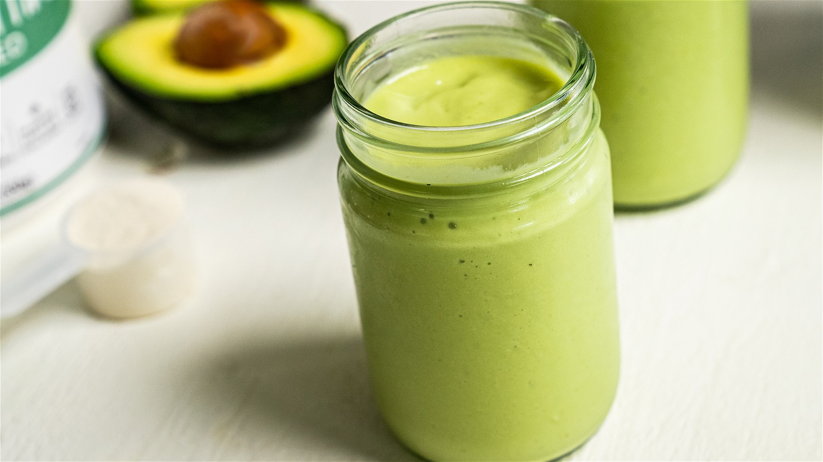 Image of Keto Avocado Smoothie Two Ways