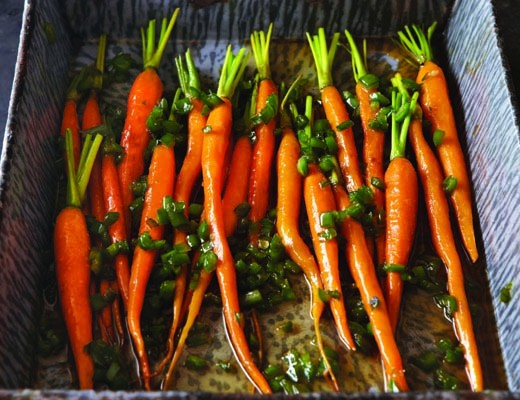 Image of Glazed Chile Spiced Baby Carrots