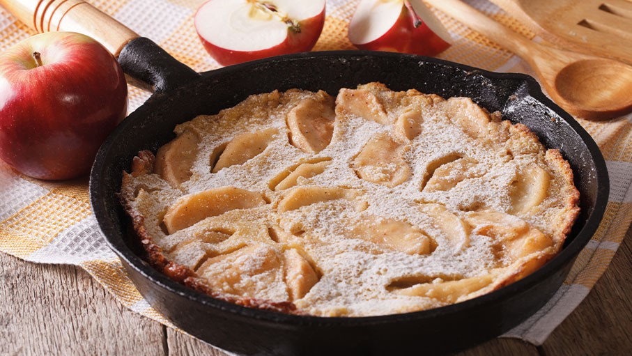 Image of Apfelpfannkuchen Rezept süß & lecker