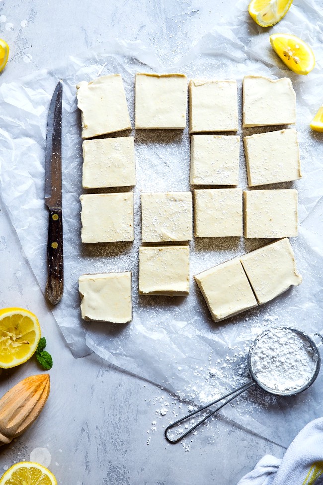 Image of Infused Lemon Rosemary Shortbread Bars