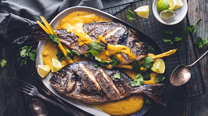 Image of Sea bream with rosemary potatoes