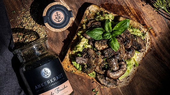 Image of Avocado Toast with Mushrooms