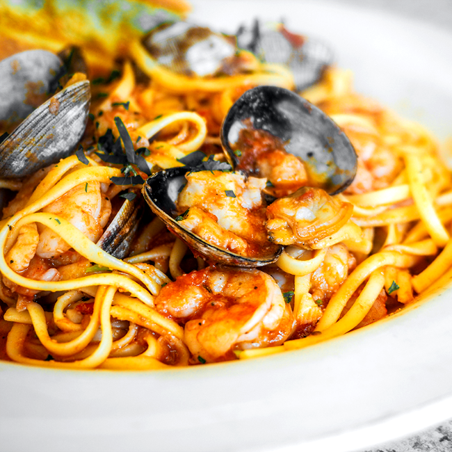 Variations on Seafood Pasta