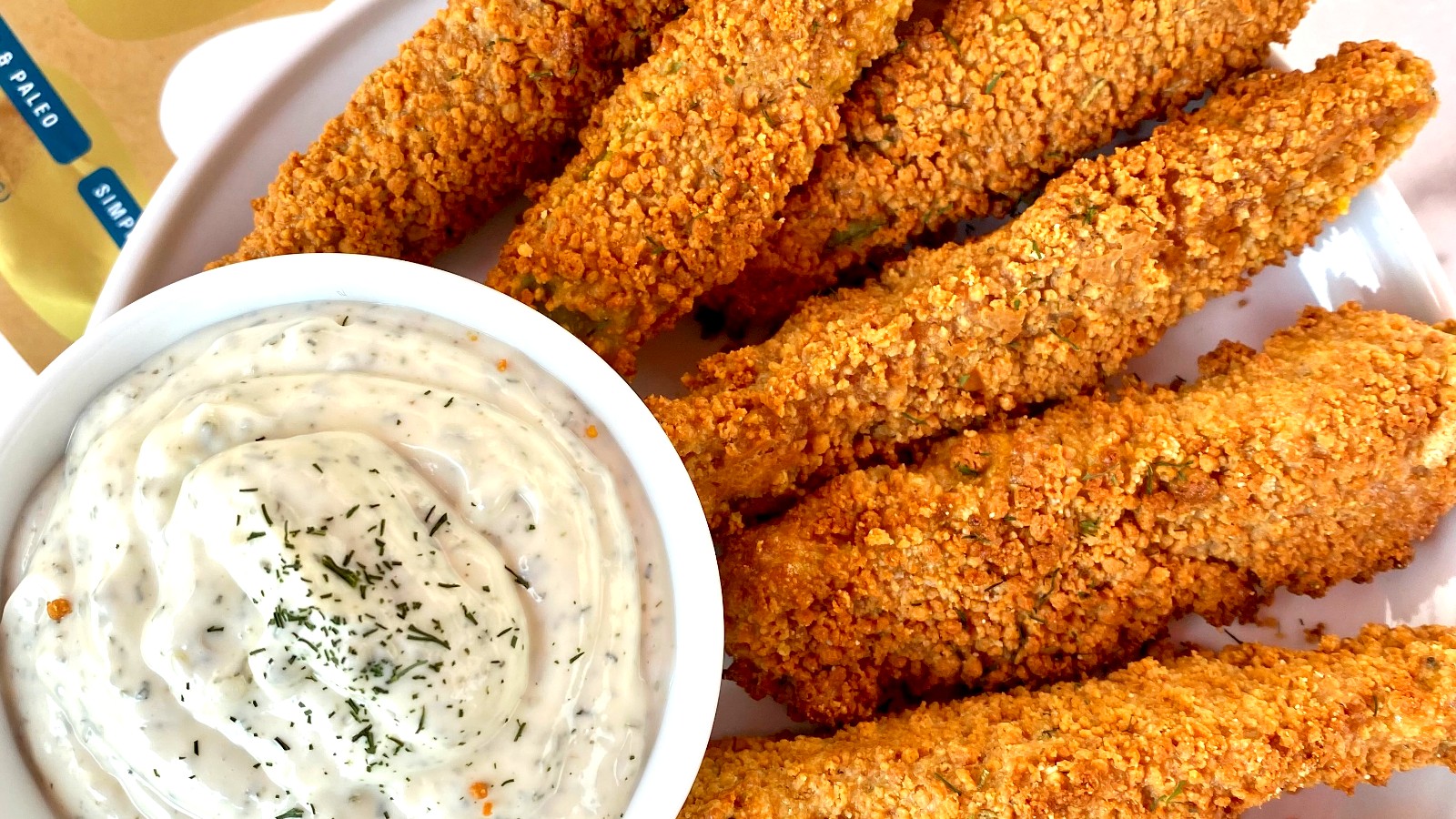 Image of Keto Fried Pickles
