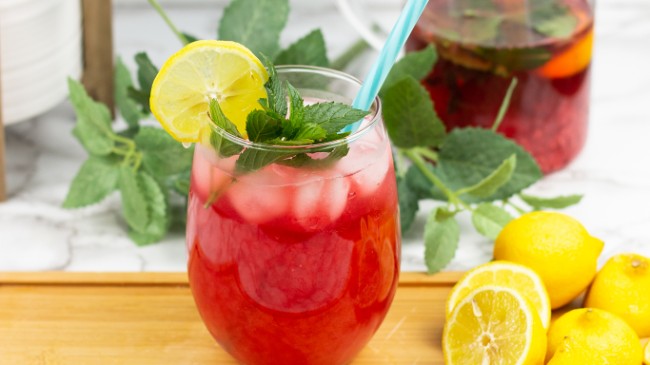 Image of Minty and Fruity Tea Mocktail 
