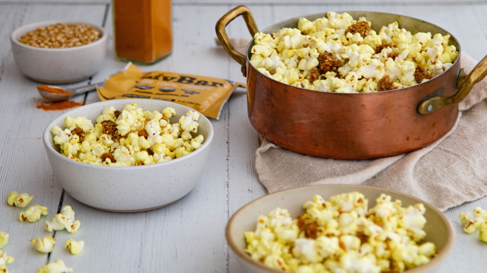Image of Turmeric Popcorn With LivBar Bites