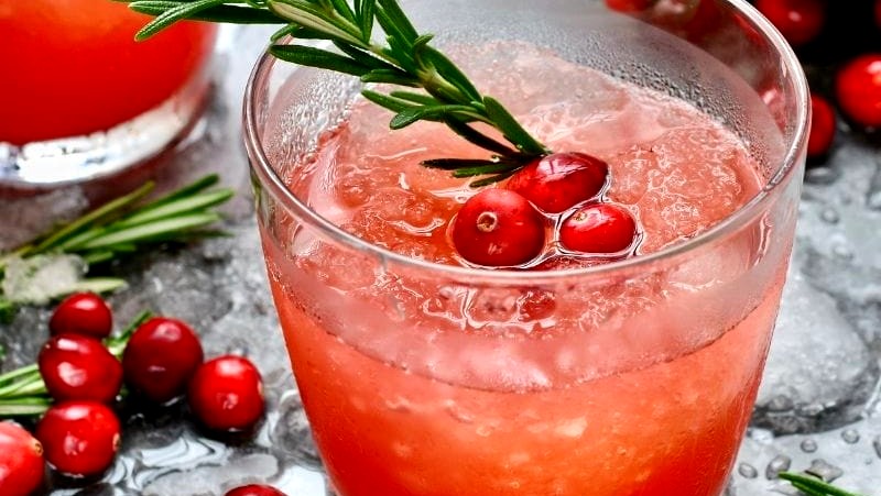 Image of Sparkling Vodka Cranberry Cocktail