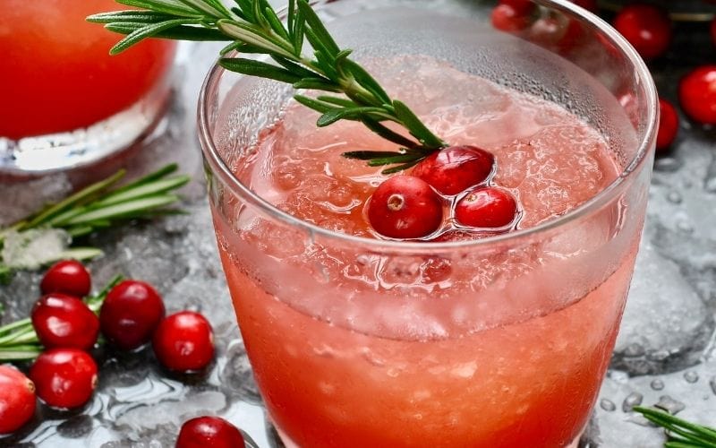 Sparkling Vodka Cranberry Cocktail