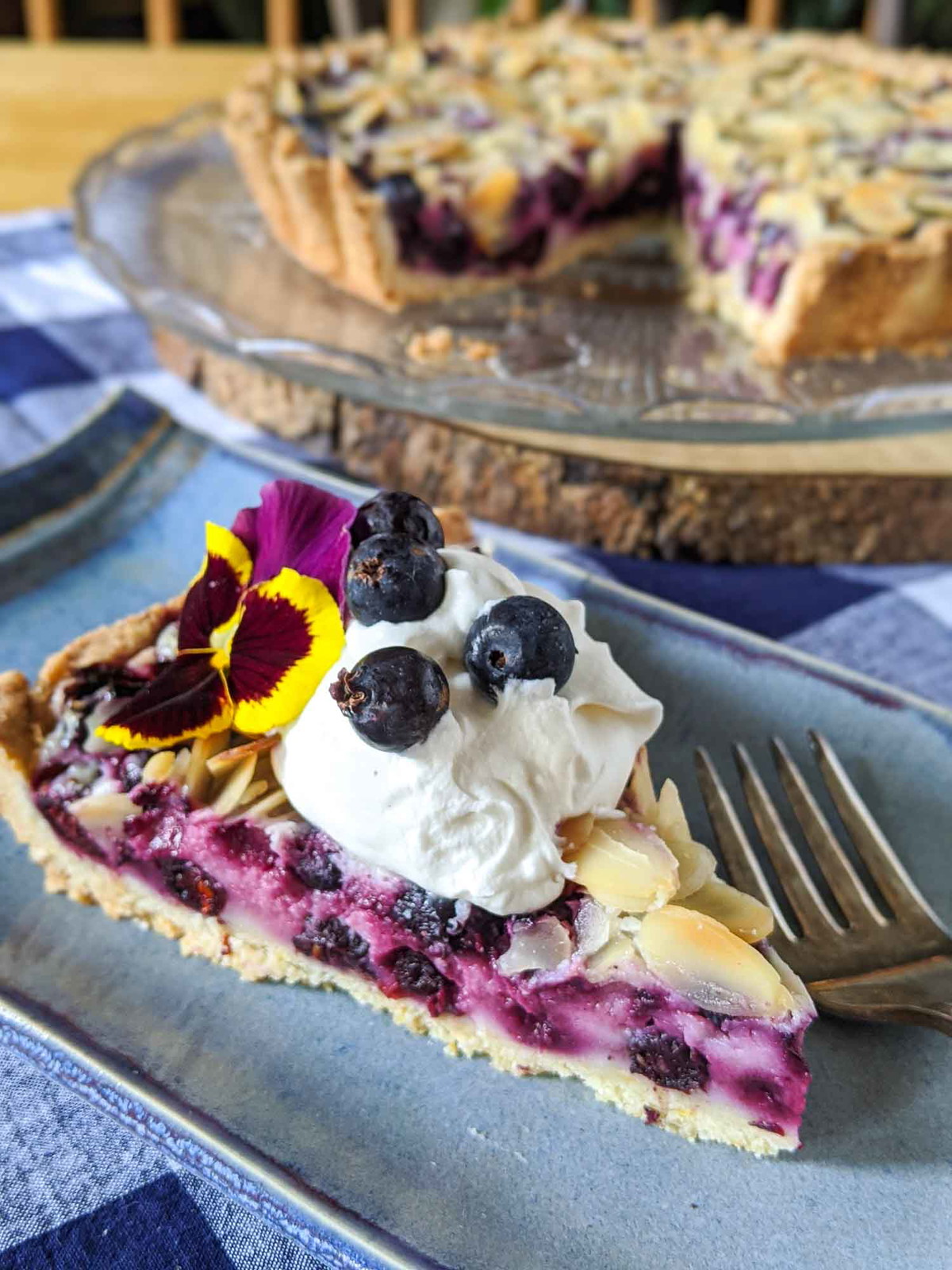 Saskatoon Sour Cream Tart