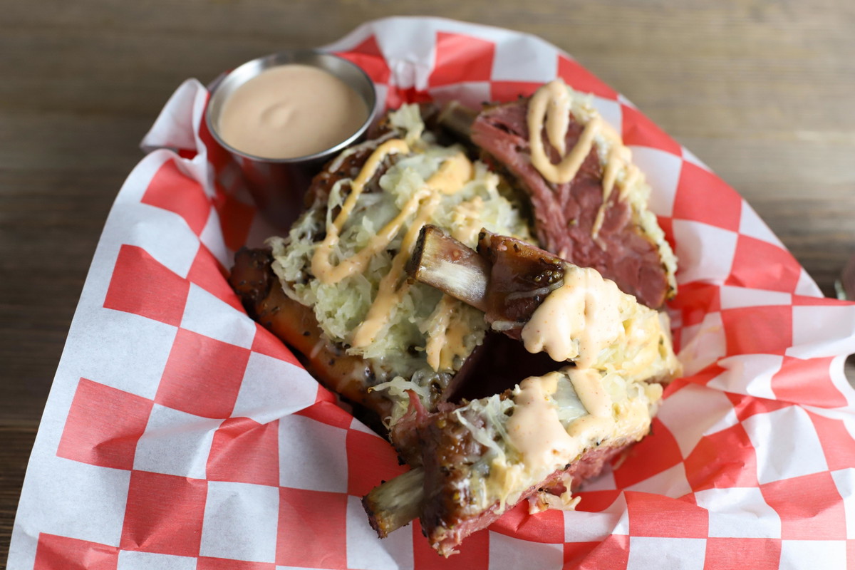 Pork Reuben Ribs