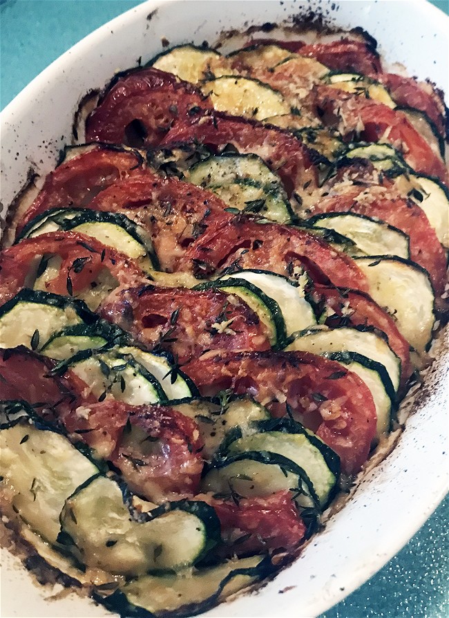 Image of Zucchini Tomato Gratin