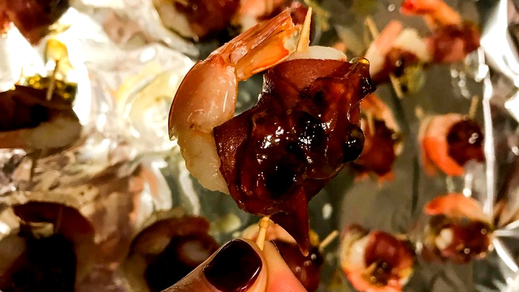 Image of Pineapple Jalapeño Bacon Wrapped Shrimp