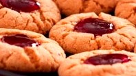 Image of PB & J Thumbprint Cookies