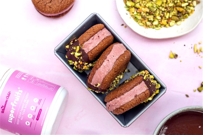 Image of Choc Berry Nice Cream Sandwich
