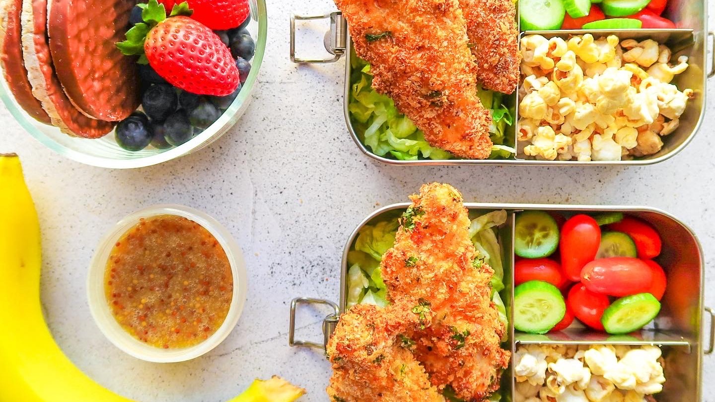 Image of Crispy Chicken Tenders & Honey Mustard Dipping Sauce