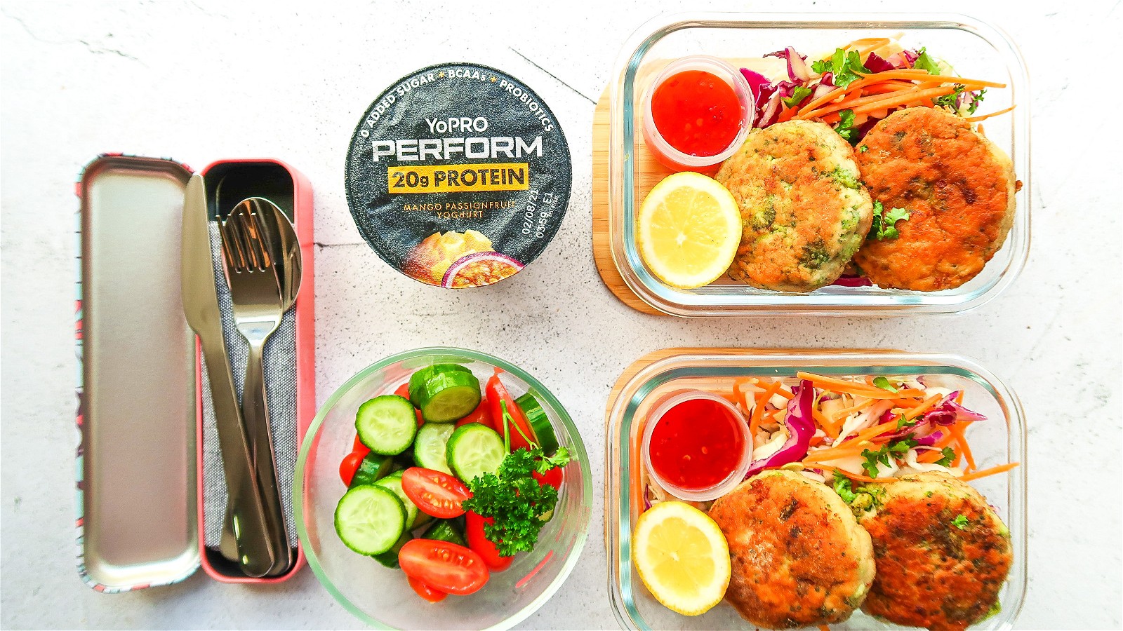 Image of High Protein Crispy Chicken & Broccoli Fritters