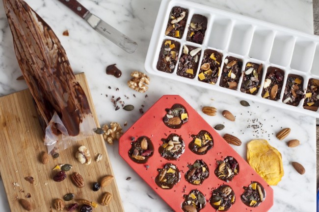Image of Fudge Chocolates with Nuts & Dried Fruits 