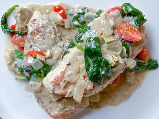 Image of Creamy Tuscan Pork Chops
