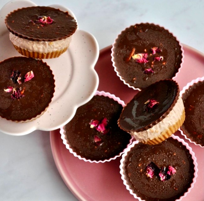 Image of Chocolate Pomegranate Cups