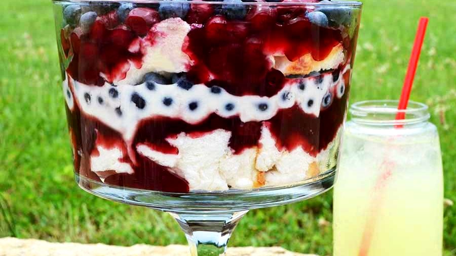 Image of All American Red, White and Blue Trifle