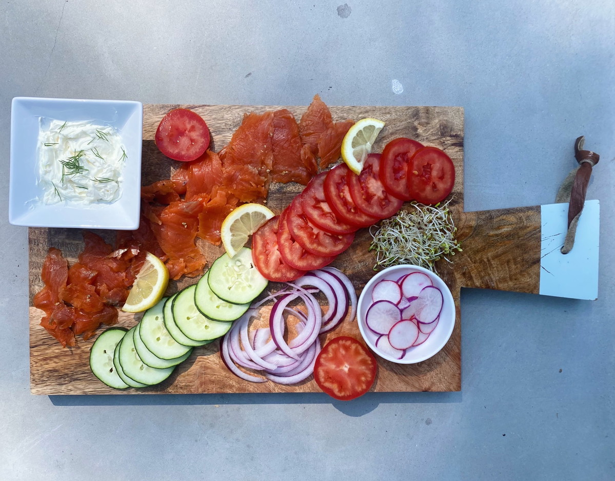 Premier Catch Sockeye Salmon Gravlax Board