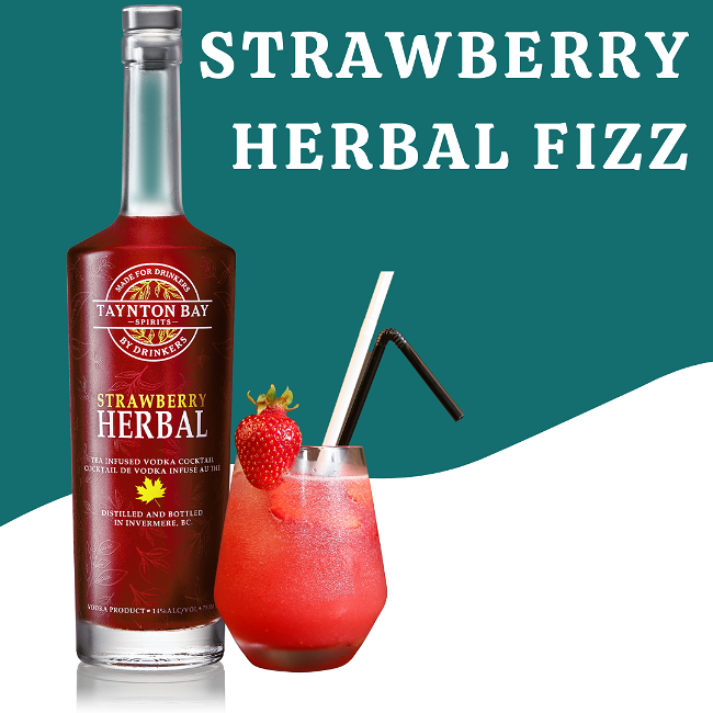 Image of Strawberry Herbal Fizz Recipe