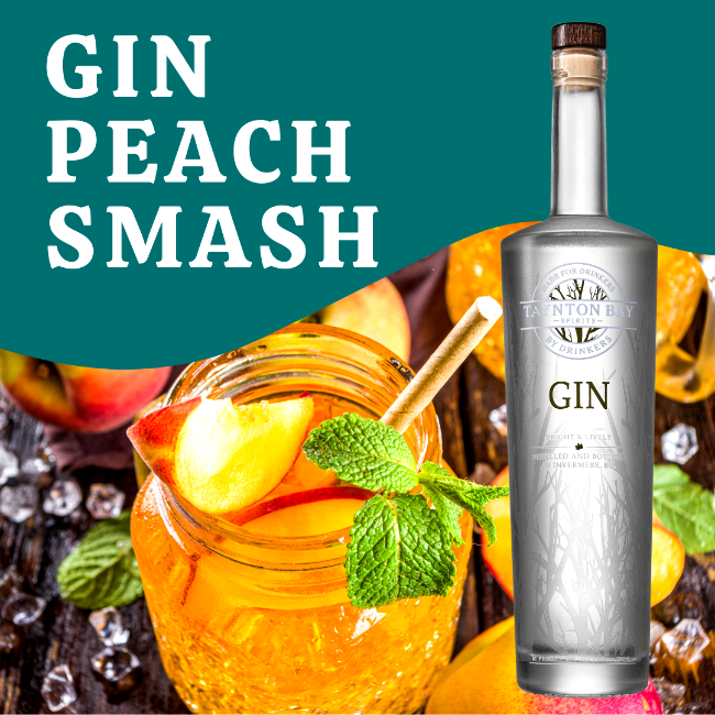 Image of Gin Peach Smash Recipe