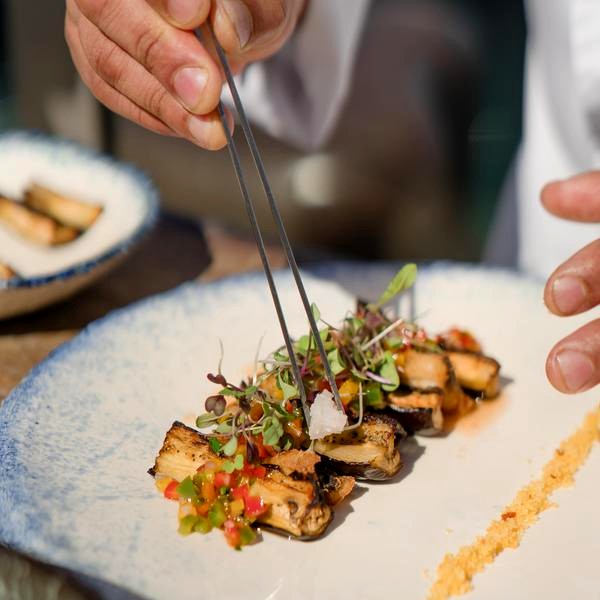 Image of Sephardic Aubergines with fried Eel