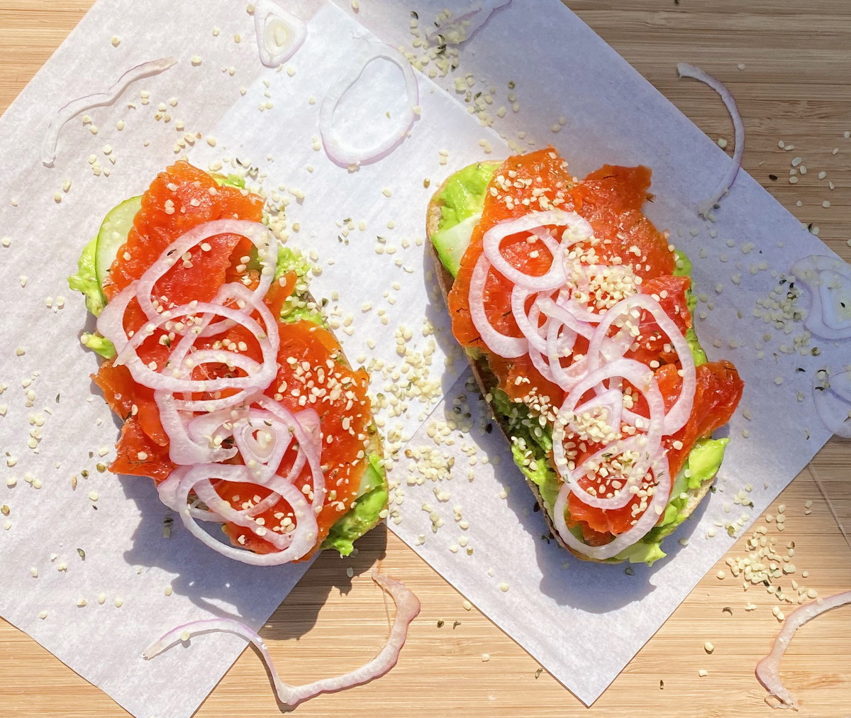Premier Catch Gravlax Avocado Toast