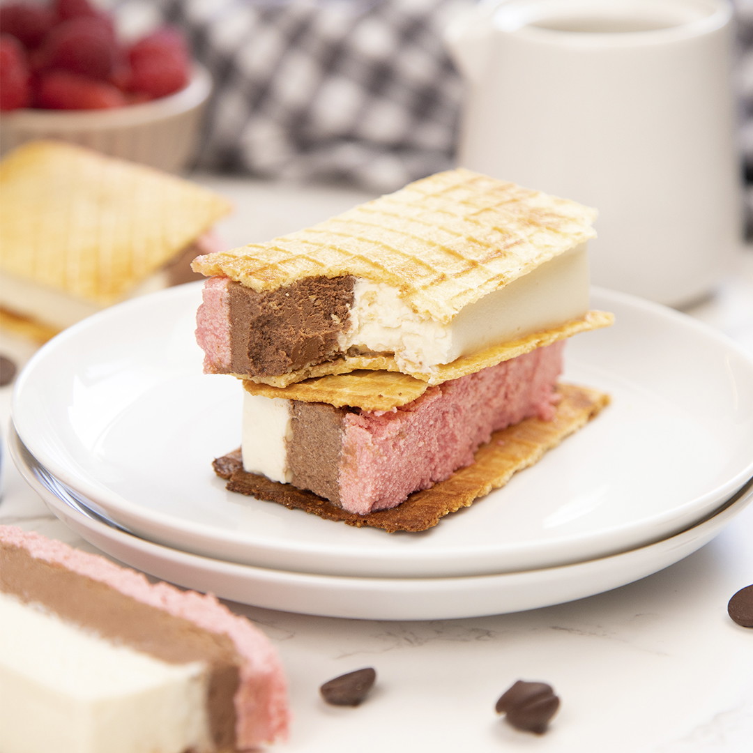 Sandwich helado keto sin azúcar