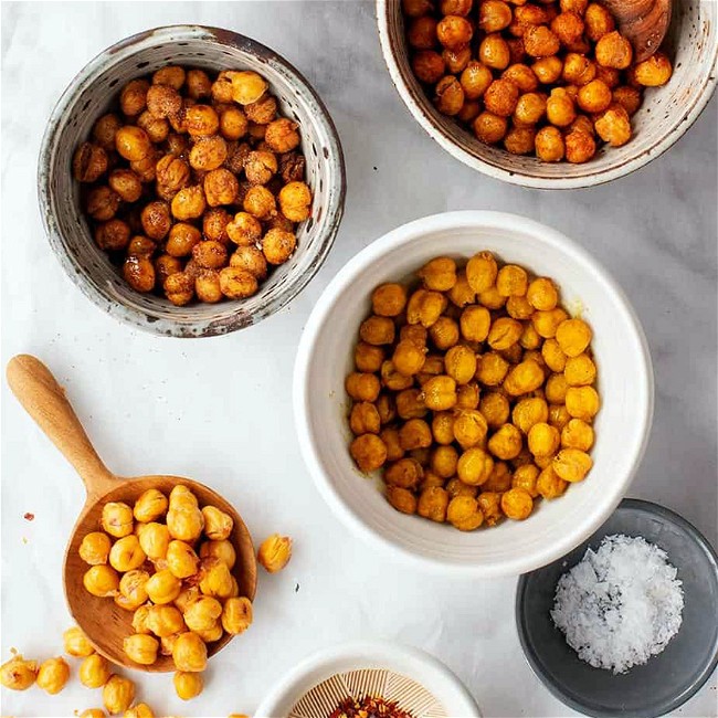 Image of Crispy Roasted Chickpeas with Olive Oil