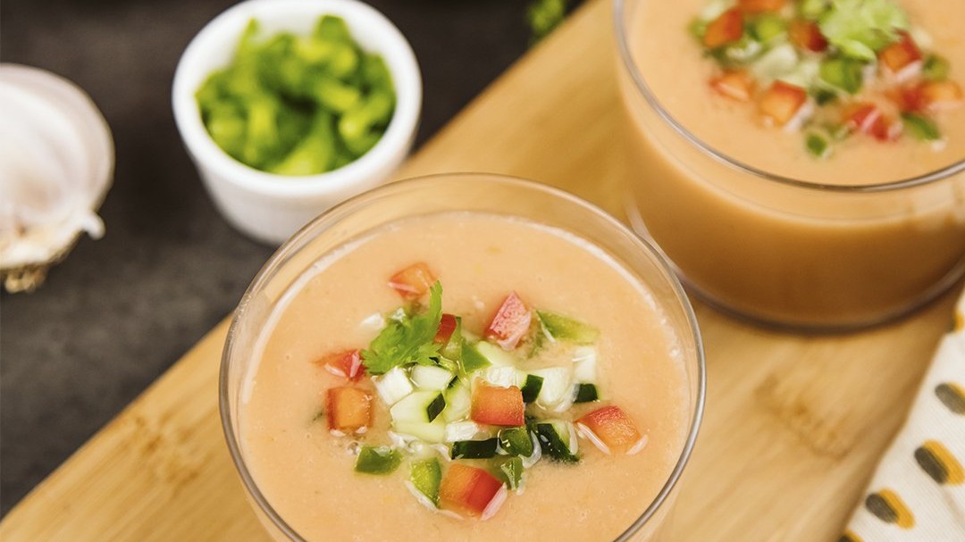 Image of Gazpacho keto en 2 minutos