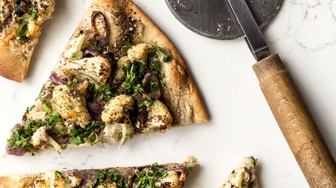 Image of Roasted Cauliflower Pizza 