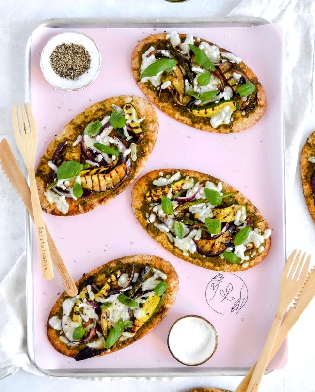 Image of Vegan Pesto Pizzas