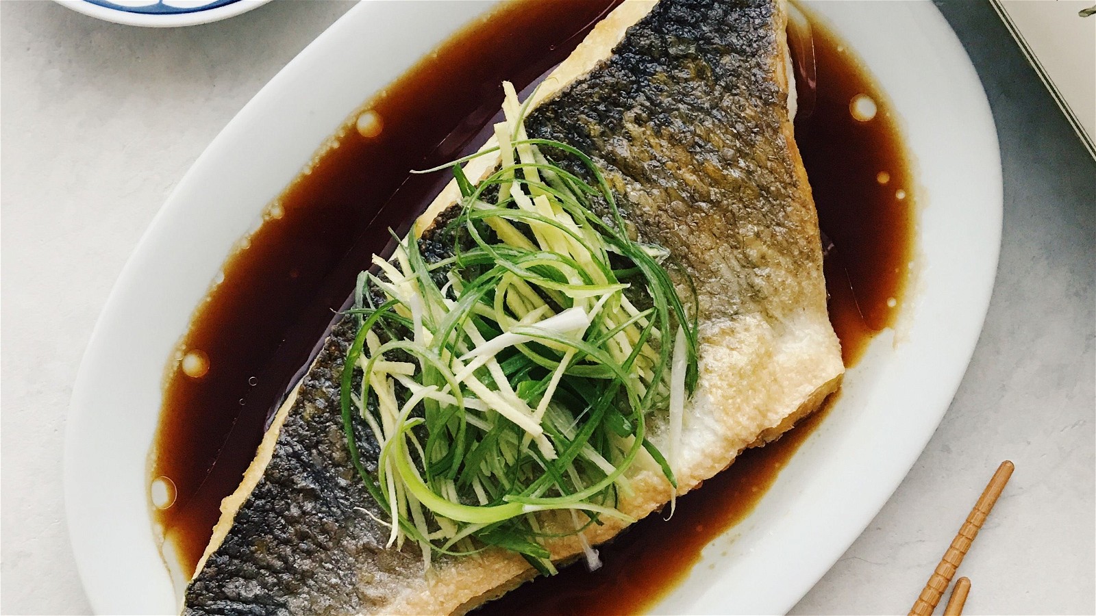 Image of Crispy Skin Branzino With Soy And Ginger