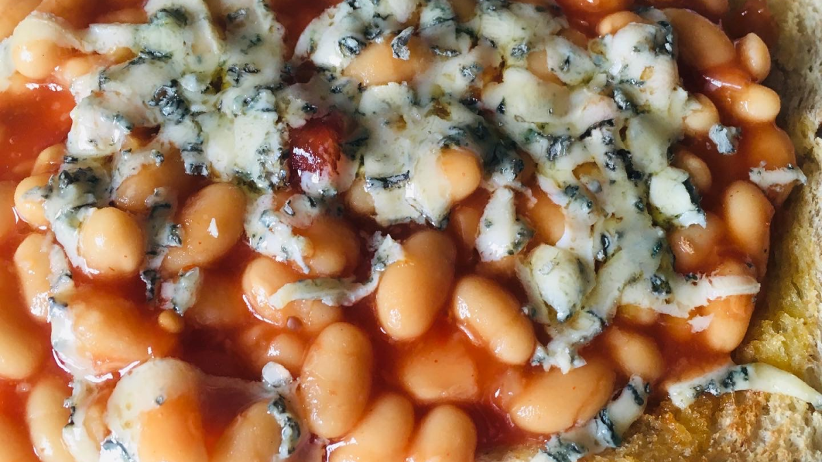 Image of Calder's Kitchen Spicy Tomato Beans On Toast (With Cheese)