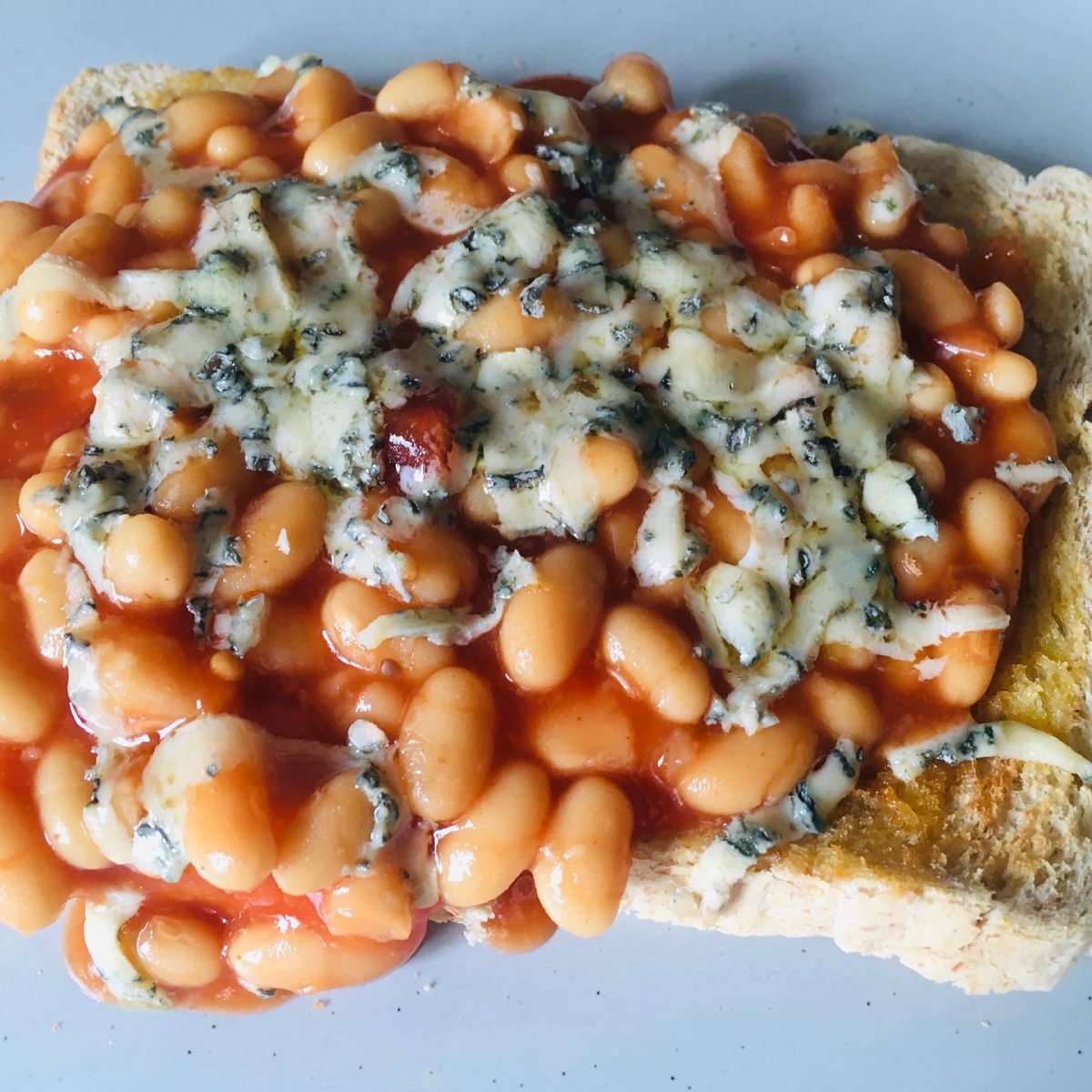 Calder's Kitchen Spicy Tomato Beans On Toast (With Cheese)