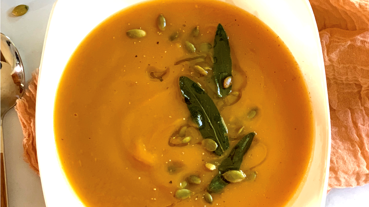 Image of Savory Instant Pot Butternut Squash Soup