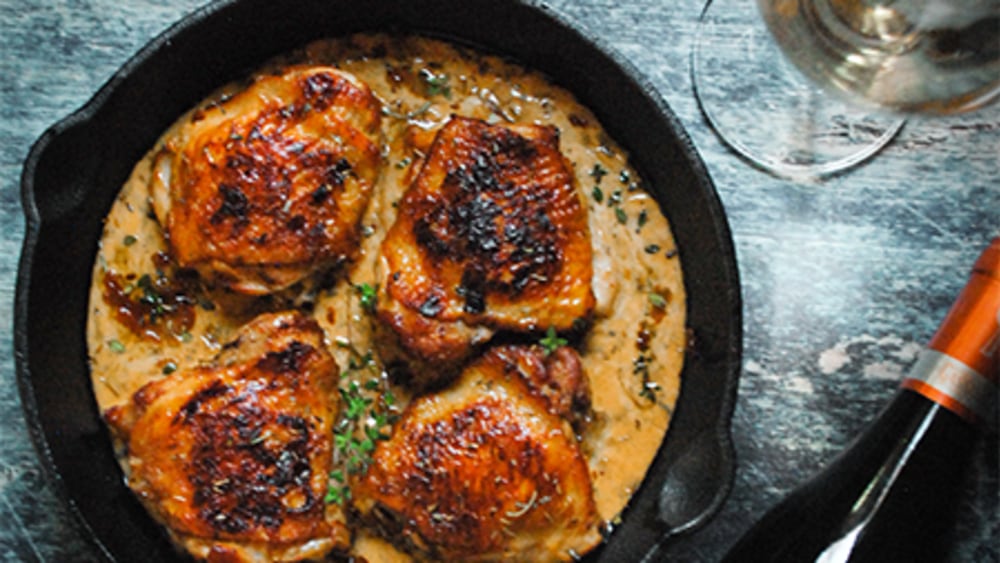 Creamy Herbs de Provence Chicken