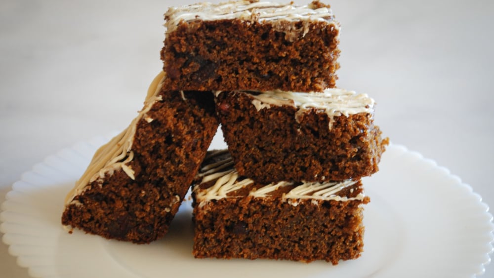 Gluten Free Ginger and Cranberry Pear Bars
