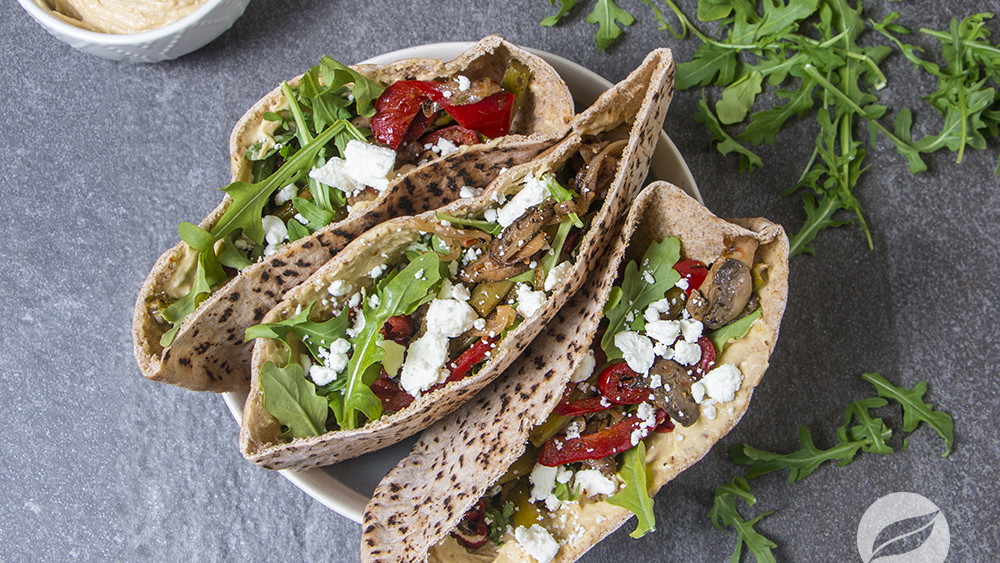 Image of Roasted Vegetable Pita Pockets