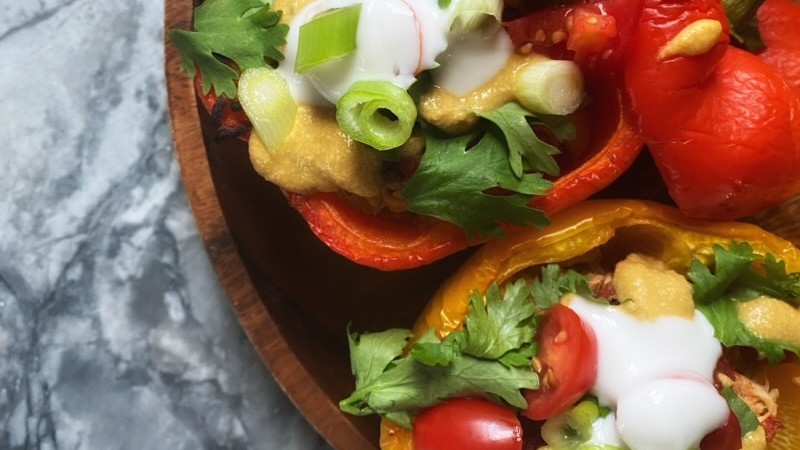 Image of Chicken Taco Stuffed Peppers
