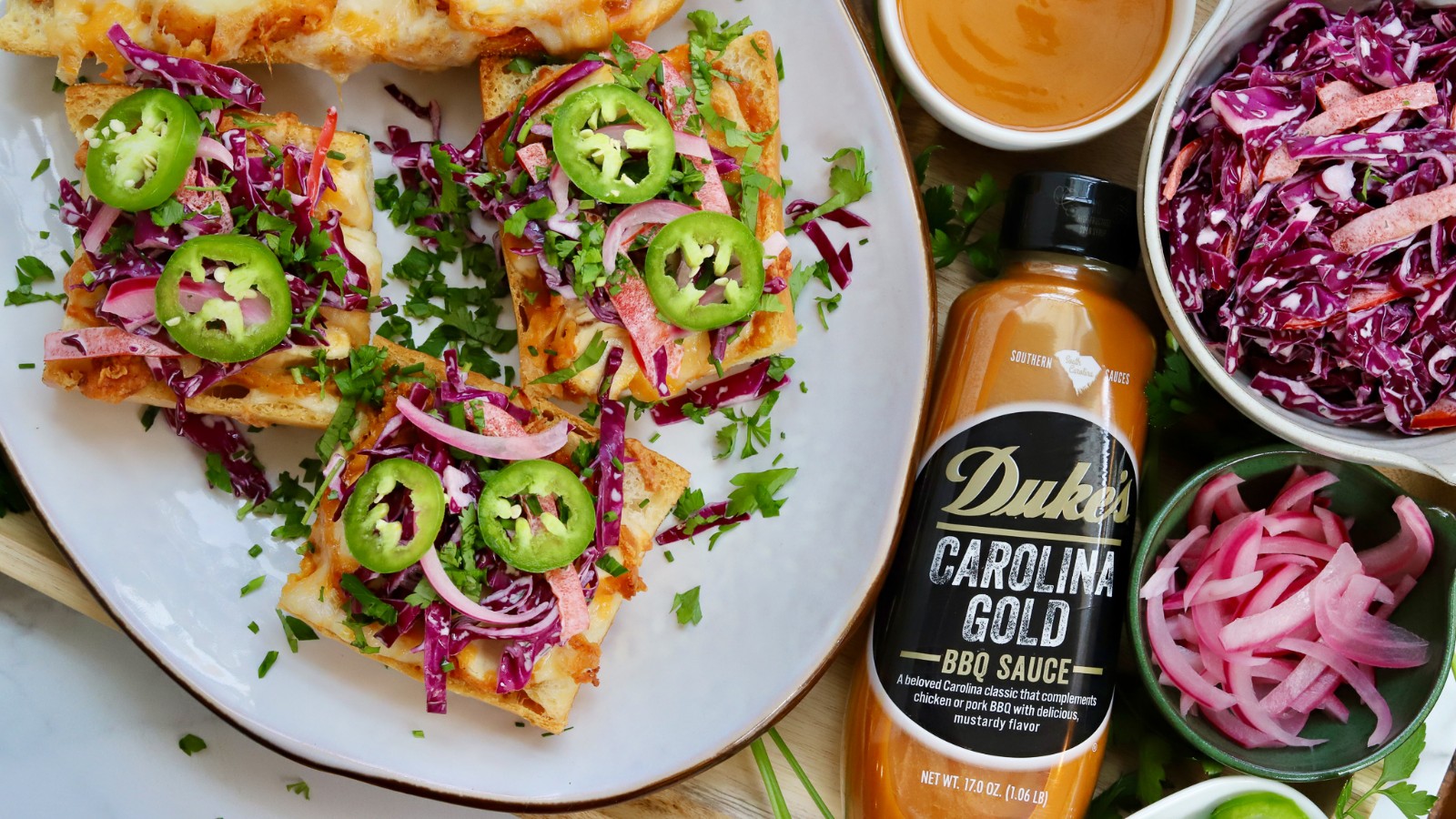 Image of Fried Chicken French Bread Pizza 