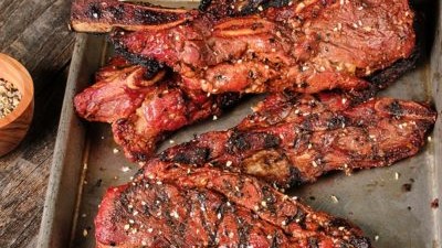 Image of Red Chili And Sesame Grilled Beef Short Ribs