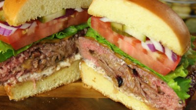 Image of Brisket Stuffed Burger