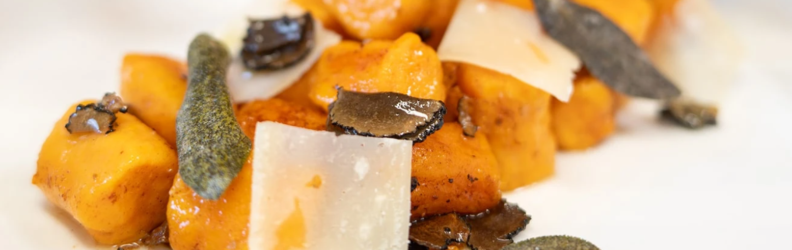 Image of Truffle Sweet Potato Gnocchi with Brown Butter and Sage