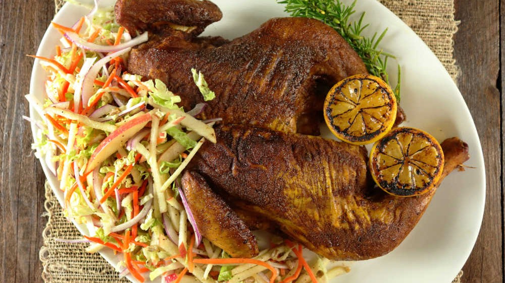 Image of Honey Glazed Spatchcocked Chicken