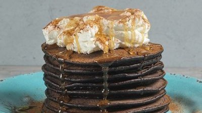 Image of Mexican Smoked Chocolate Pancakes