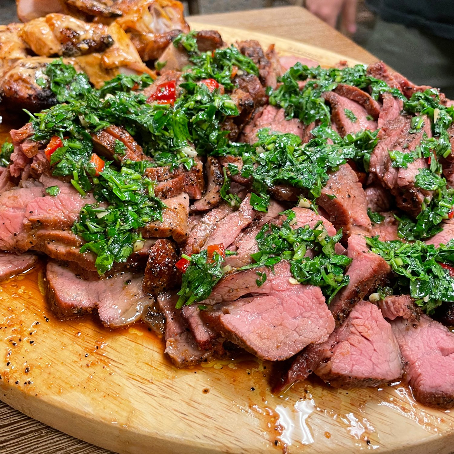 Tri tip outlet chimichurri