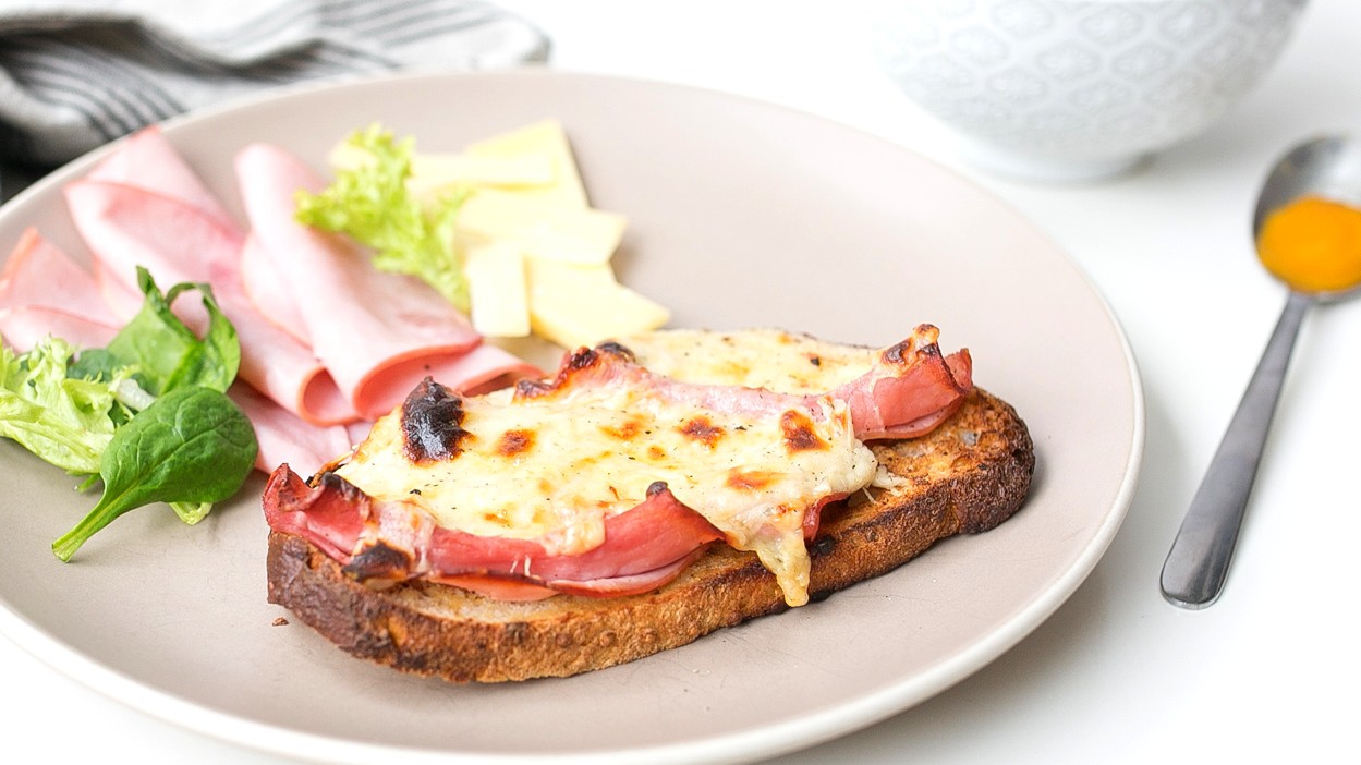 Image of “Open-Face” Croque Monsieur